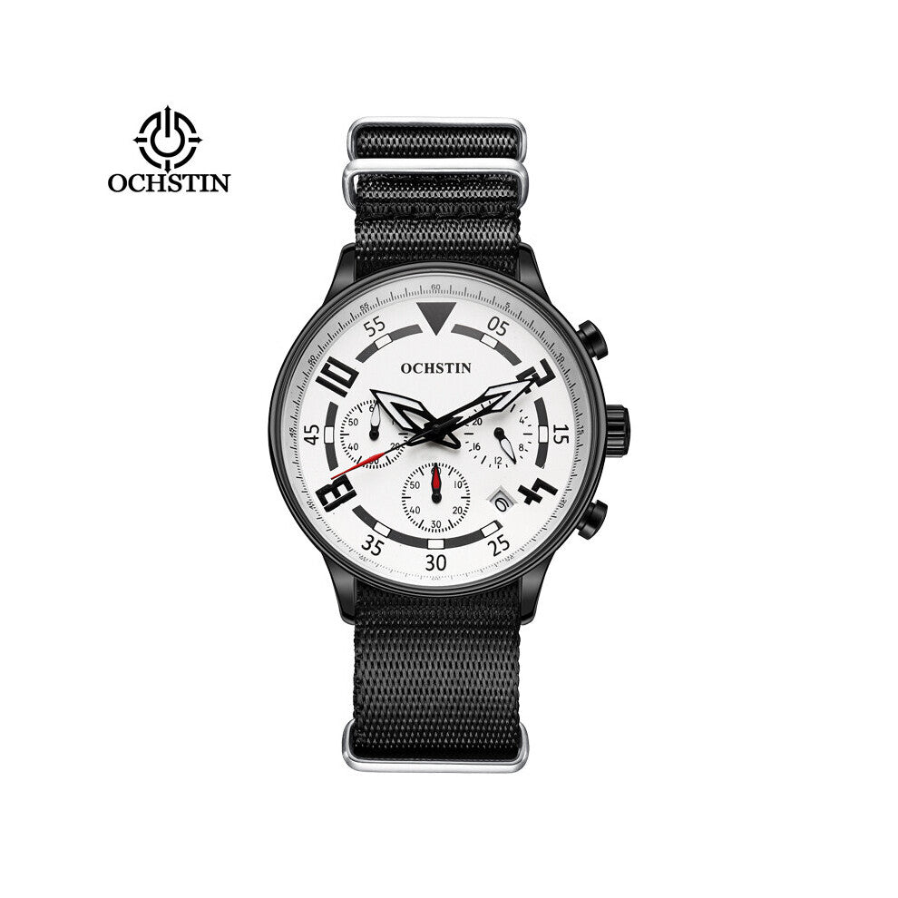 Men Watch Top Sports Quartz Mens Watches Nylon Waterproof Chronograph Wristwatch Men Relogio Masculino