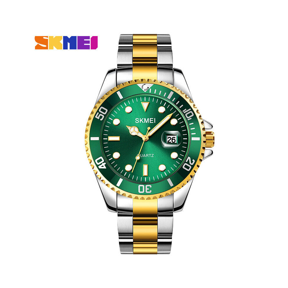 Watch for Men Waterproof Sports Stainless Steel Chronograph Wristwatches Relogio Masculino