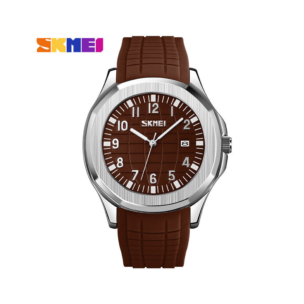 Quartz Wristwatches Men All-match Silicone Band Casual Daily Waterproof Date Sports Clock Relogio Masculino9286