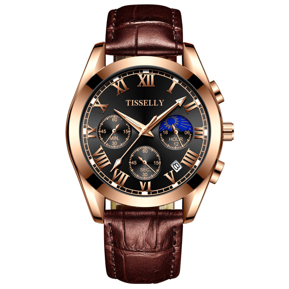 Men's Watches Moonwatch Chronograph Quartz Wrist Watch for Men Waterproof Sports Men Watch Luminor Top Men's Watch