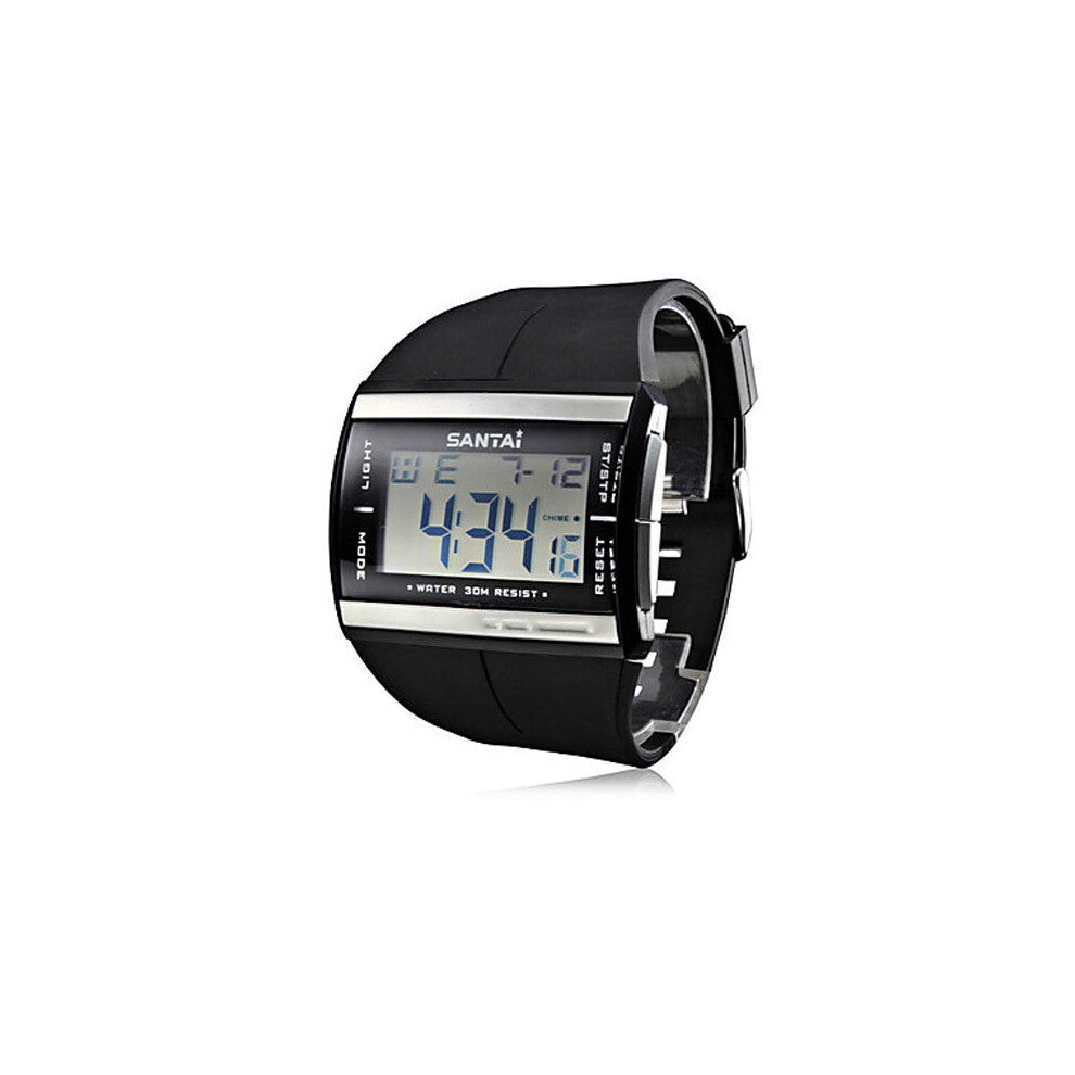 Electronic Watches Waterproof Sport LCD Men Digital Watch Diving Rubber Strap Sports Watch for Swimming Men's Wristwatch