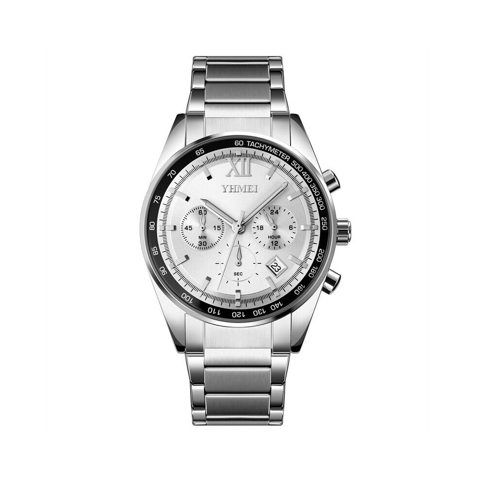 Watches Mens Big Dial Watch Men Waterproof Quartz Wristwatch Sports Chronograph Clock Relogio Masculino