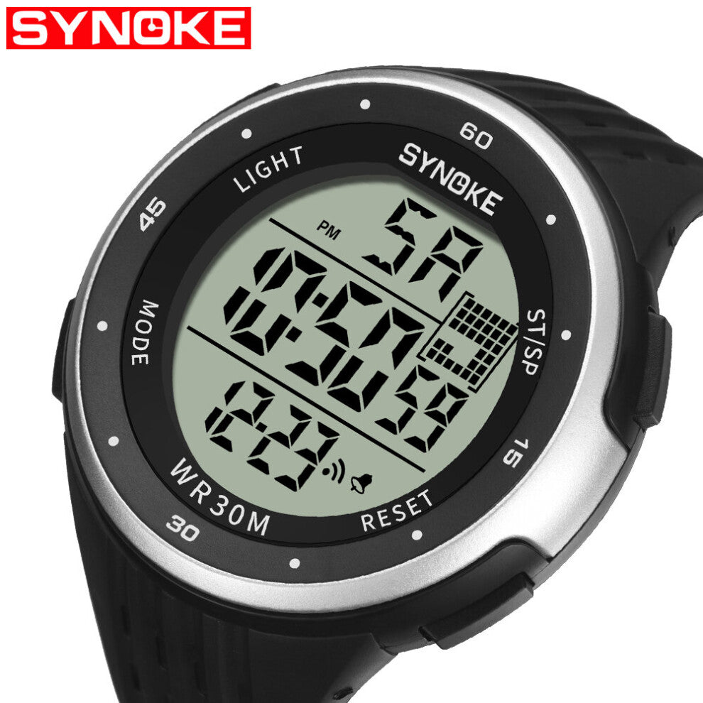 Men Sports Digital Watches LED Display Water Resistant Electronic Wrist Watch Sportwatch Wristwatches Montre Homme