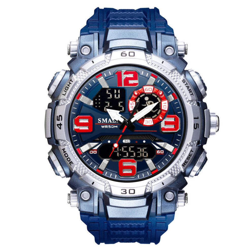 Waterproof Sports Digital Watch Men Luminous Chronograph Quartz Watch Electronic Dual time Stop Watch ???? ??????? relogio