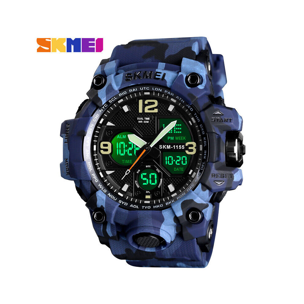 S Shock Men Sports Watches Big Dial Quartz Digital Watch For Men LED Military Waterproof Men Wristwatches