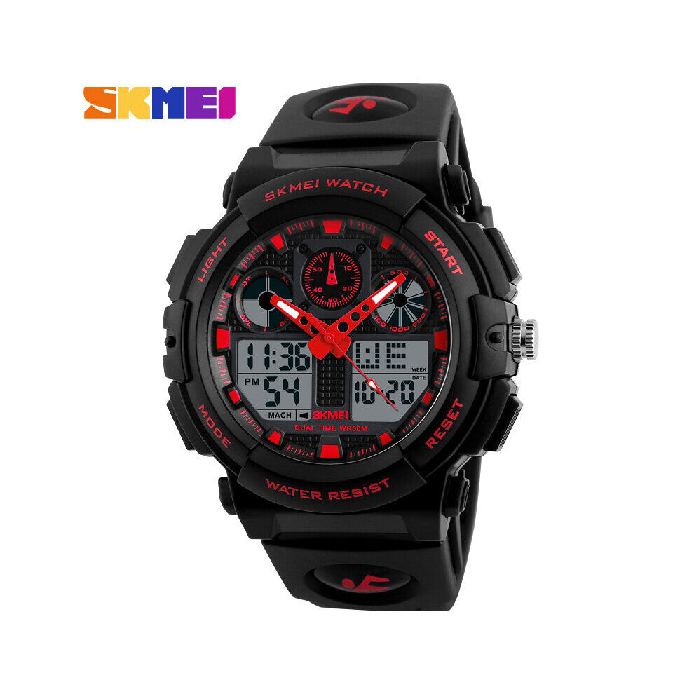 Men Sports Watches Military Watch Casual LED Digital Watch Multifunctional Wristwatches 50M Waterproof Student Clock
