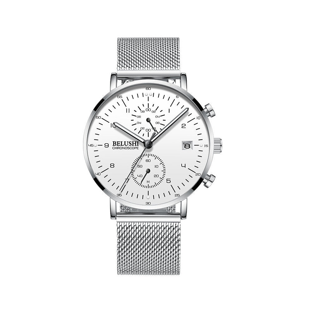 Navy Mens Watches Top Clock Sports Chronograph Waterproof Quartz Watch Men Relogio Masculino