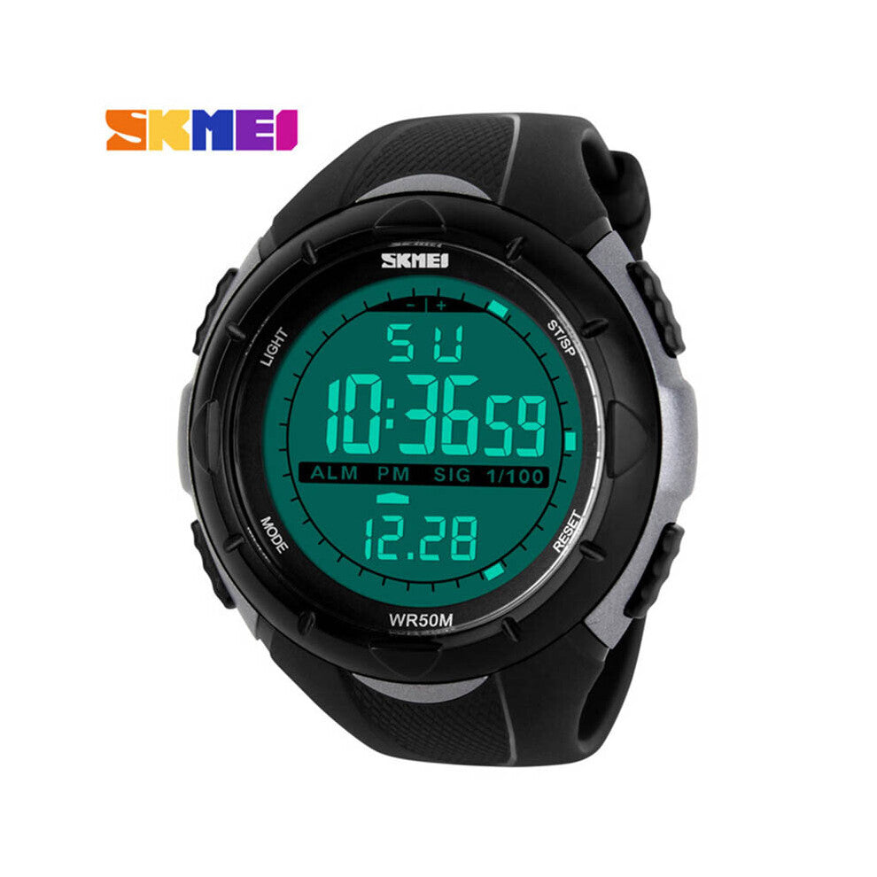 Man Sports watch Digital Wristwatches reloj hombre Big Dial Military Alarm Shock Resistant Waterproof Watch male