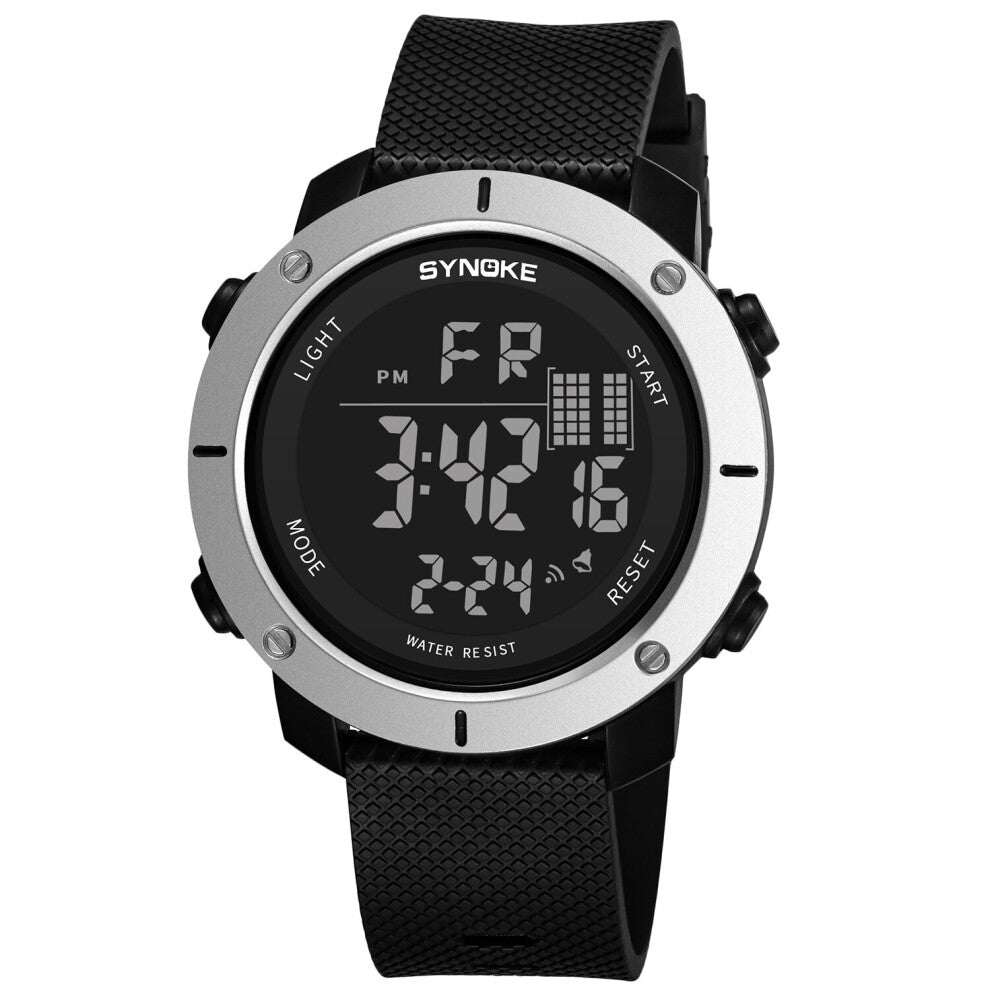 Men's Sports Watch Multifunctional Waterproof Man Watches Electronic Clock Big Dial Men Military Wristwatch reloj