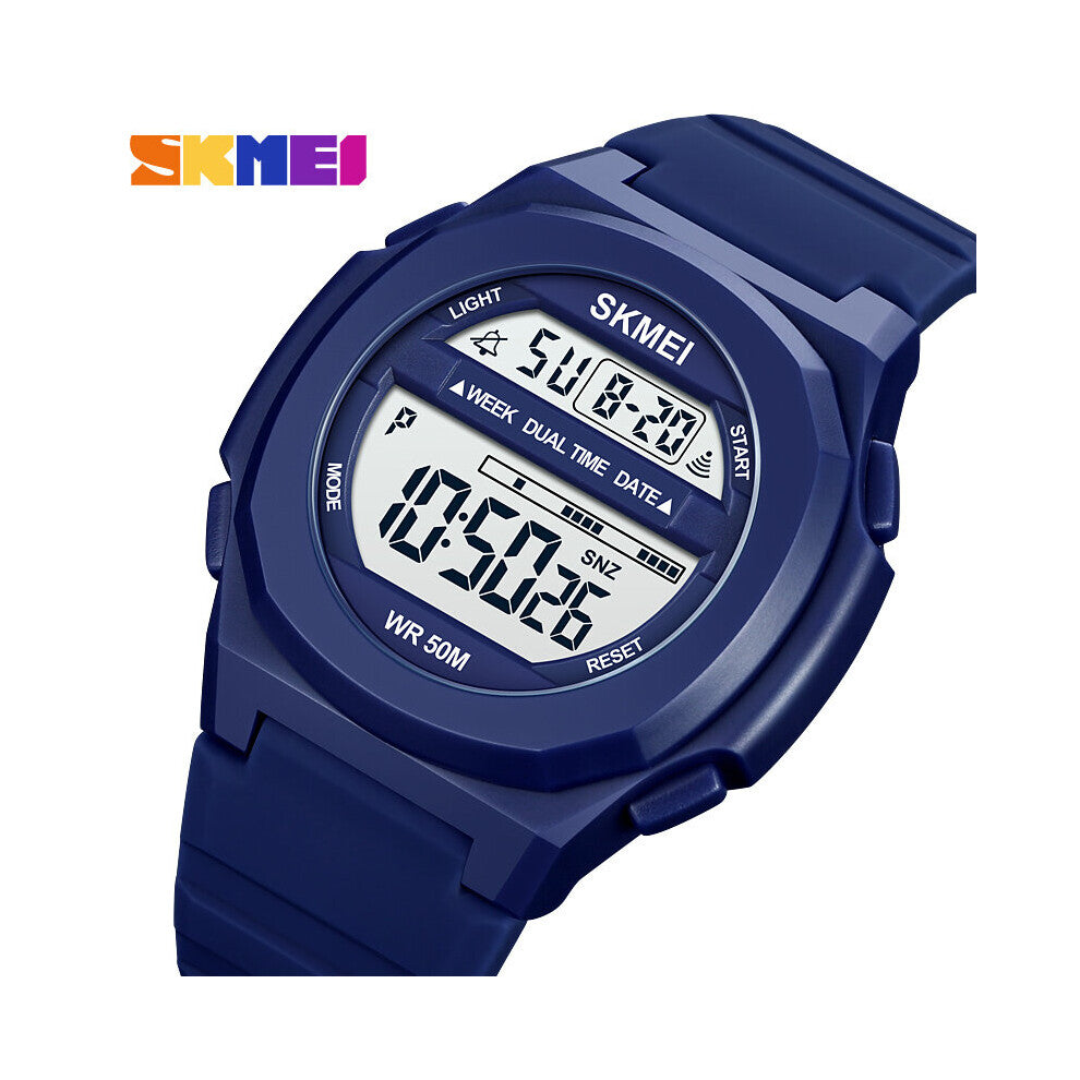 Sports Watches For Men Double Time Digital Wristwatches 50M Water Resistant LED Display Mens Watch reloj hombre