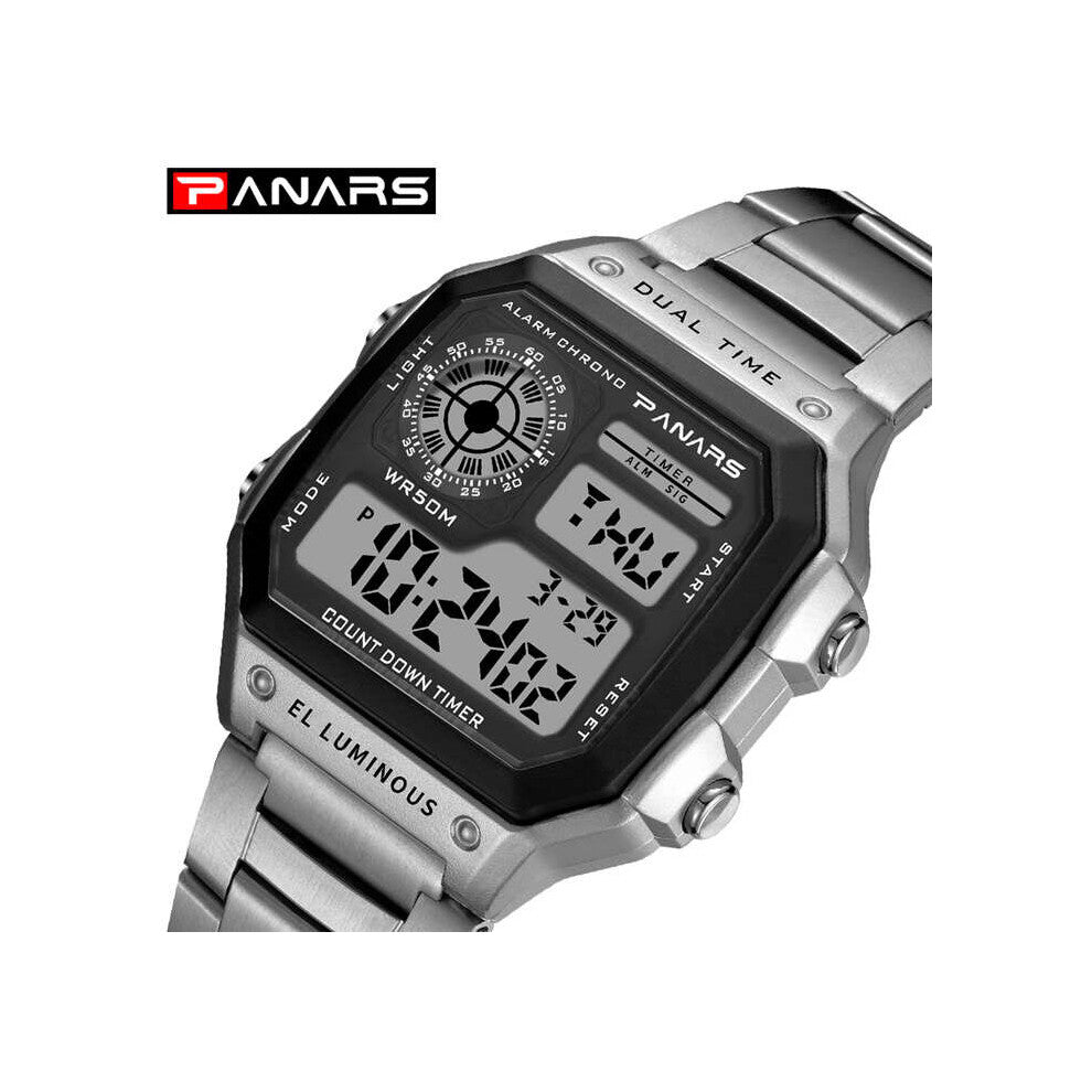 PANARS Men Watch Waterproof Sports Digital Watch Men Stopwatch Male Clock Casual Watches for Men Relogio Masculino