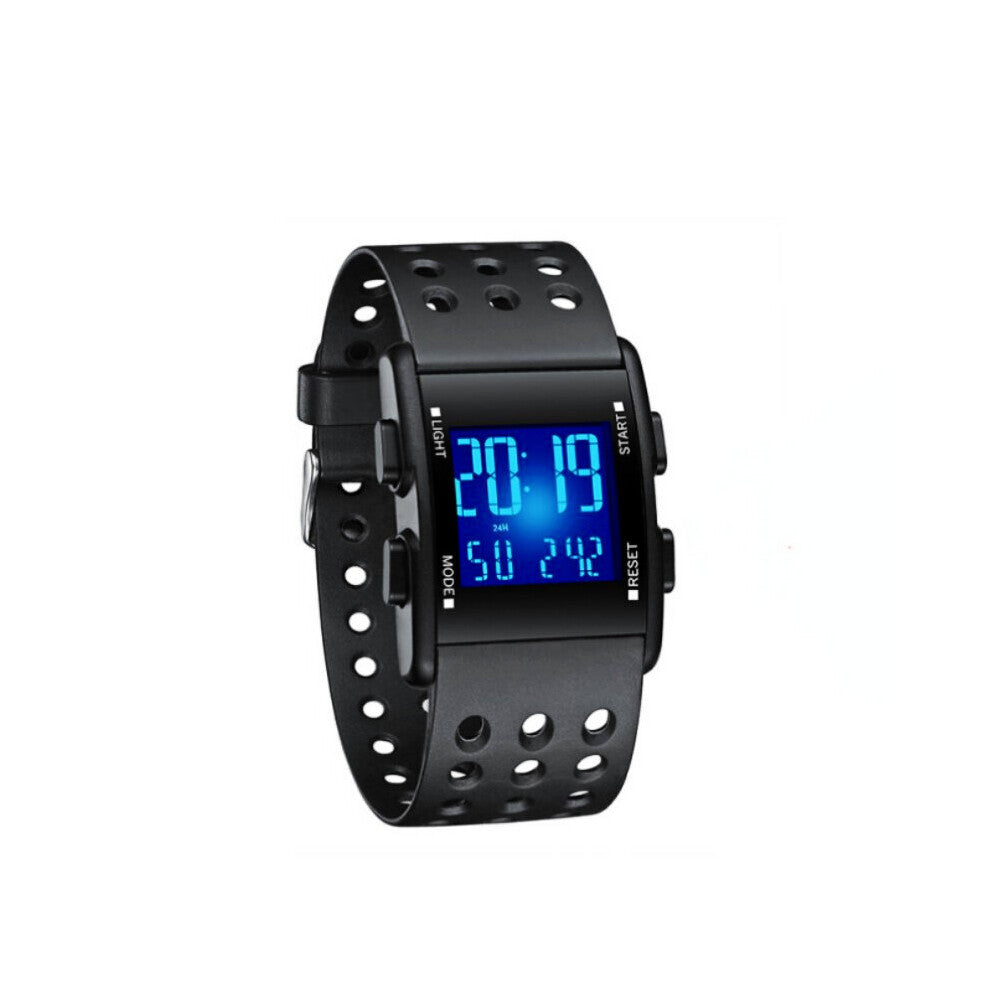 Men's Digital Watch, Electronic Sports Watch, Waterproof, Glow-in-the-dark, Date, Timer, Alarm Clock, Fashion, Breathable Strap