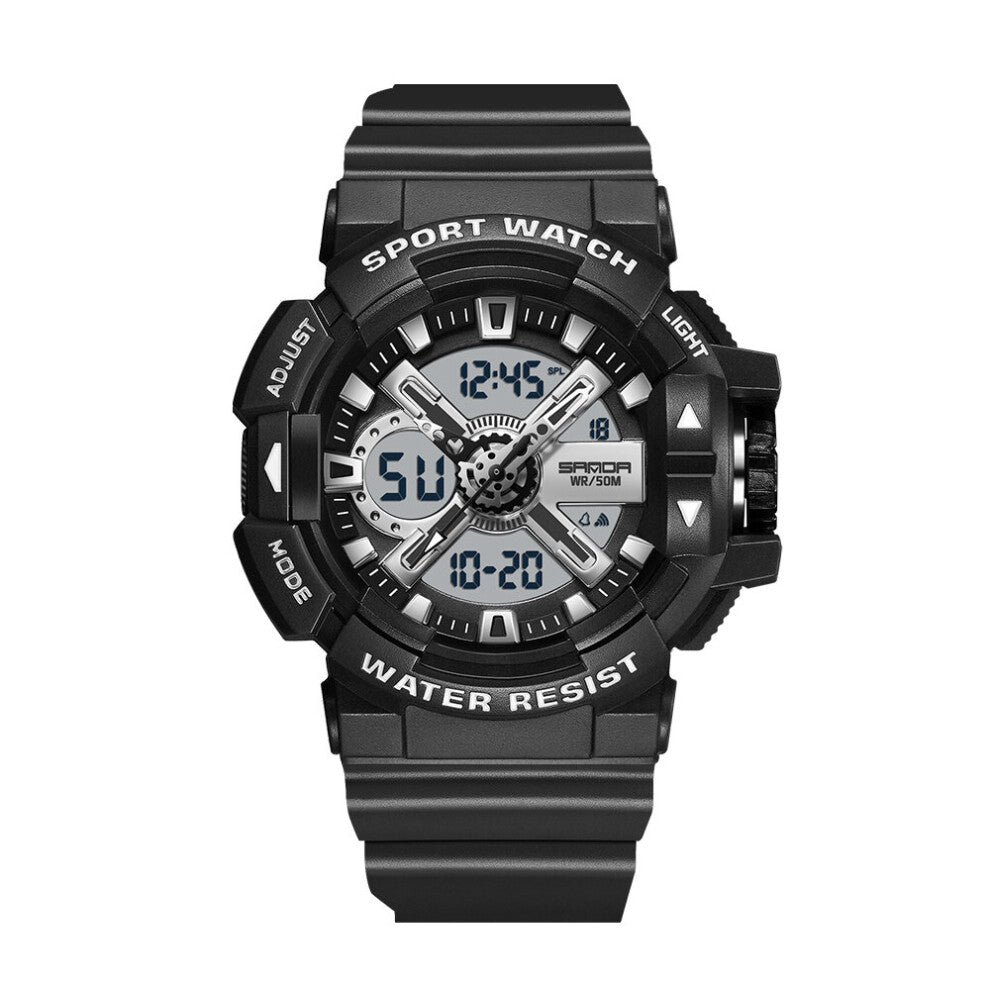 Kids Men's Watches Dual Display Sports Military 50M Waterproof Digital Watch Quartz Wristwatch Clock Relogio Masculino 3128