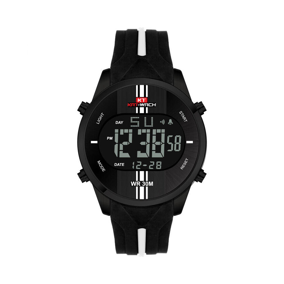 Sports Watches Digital Watch for Men Waterproof Silicone LED Display Luminous Calendar Military Clock Relogio Masculino