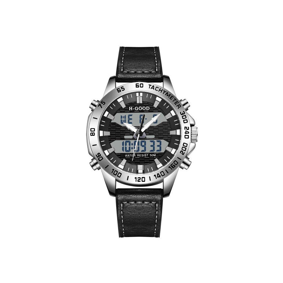 Top Wrist Watch Men Watches Dual Display Sports Watch for Men Clock Military Wristwatch Outdoor Waterproof Hour