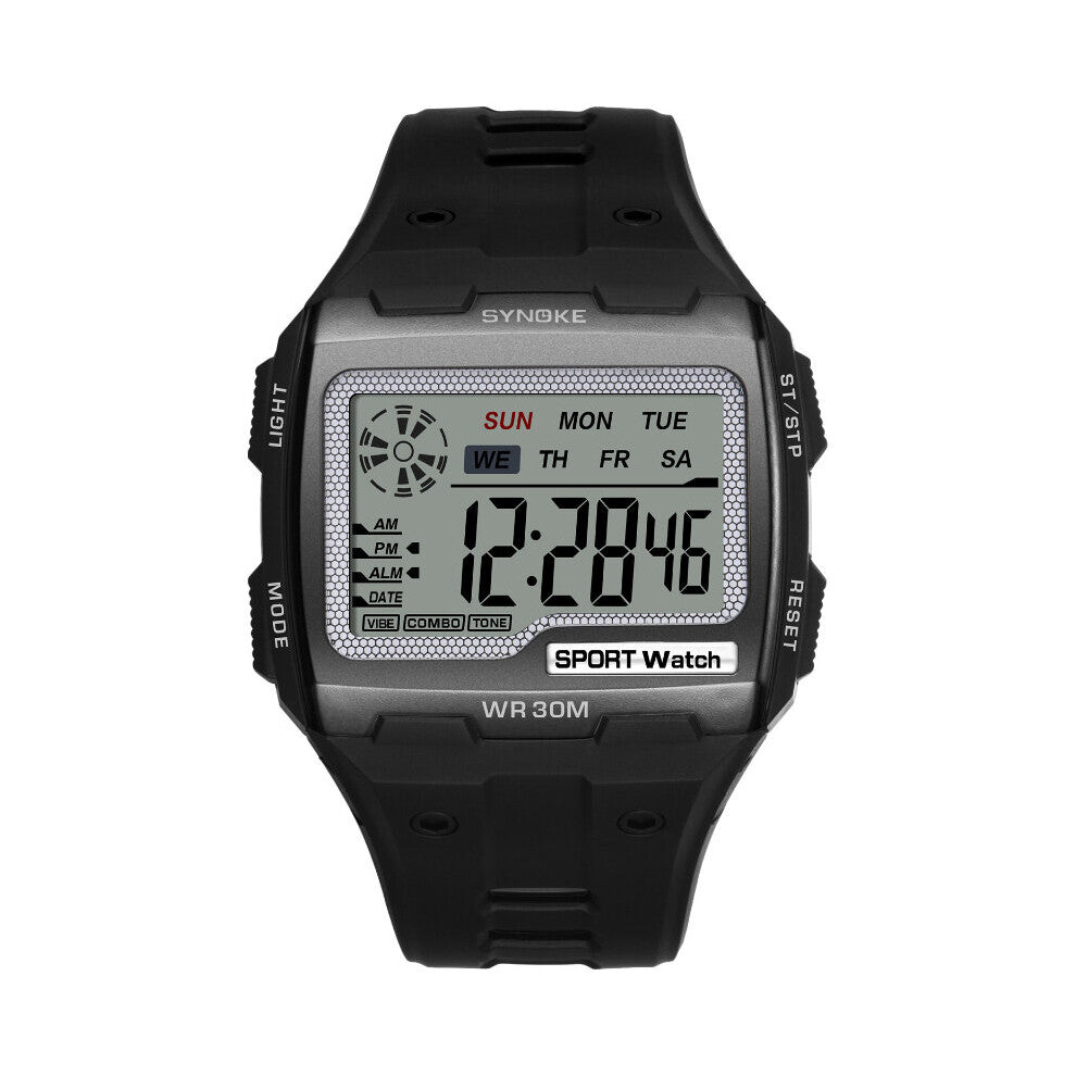 Square Large Screen Display Waterproof Watches Watch for Men Climb Mountains Sports Multifunctional Outdoor Watch In Summer