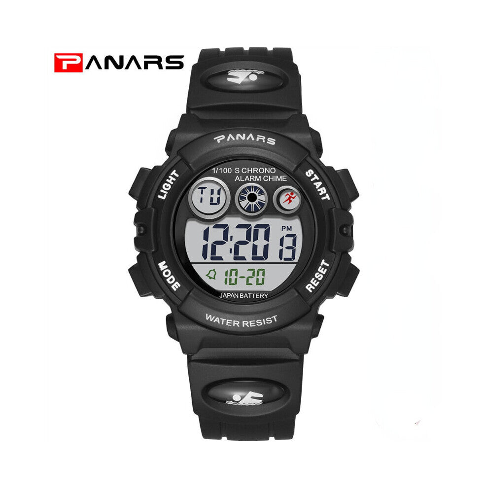 Children Waterproof Electronic Watches Be Applicable To Glow-in-the-dark Alarm Functional Sports Watch for Boys and Girls