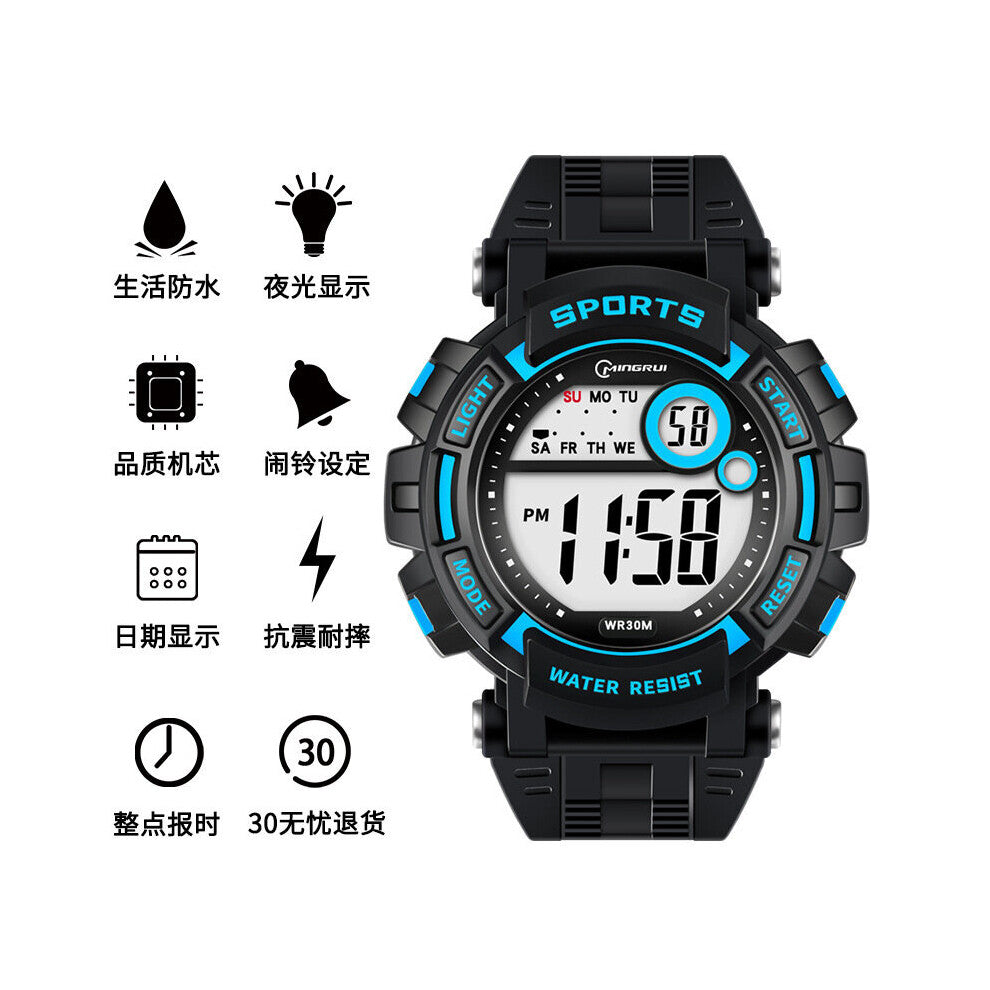 Digital Men Watch Luminous Multifunctional Waterproof Sports WatchesGetting Ready for Outdoor Climbing Dedicated
