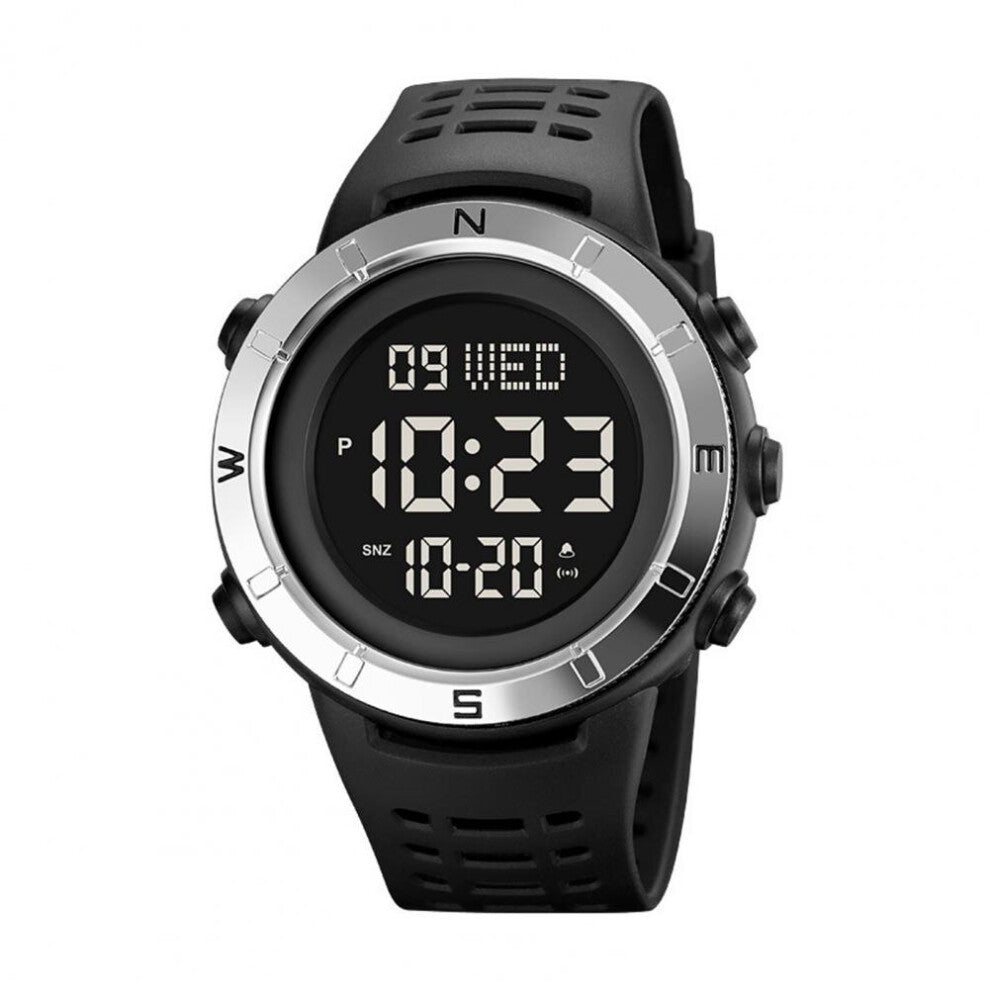 Countdown Function Large Screen Sports Watch Waterproof Outdoor Sports Wristwatch Men Big Dial Digital Watch for Daily Wear