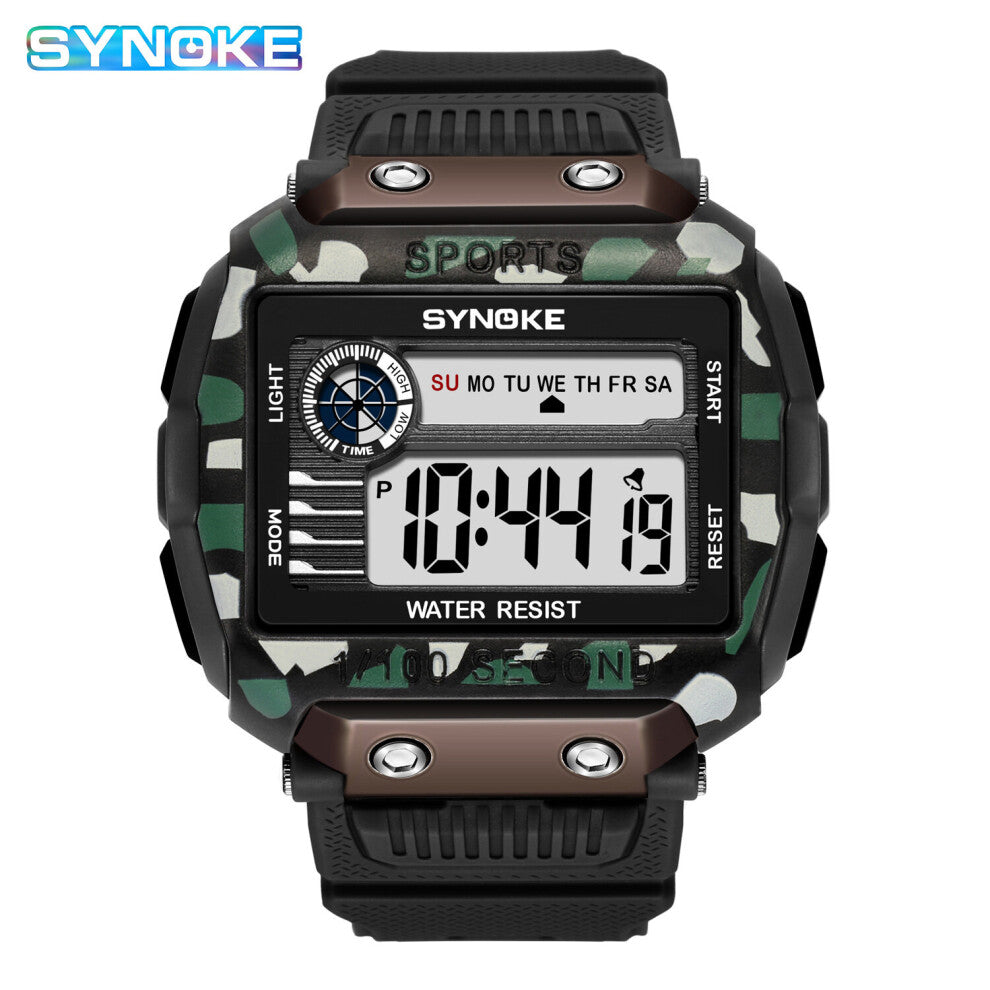 Sports Men Watch Casual Waterproof Chronograph Big Dial Digital Watches for Men Electronic Clock Relogio Masculino