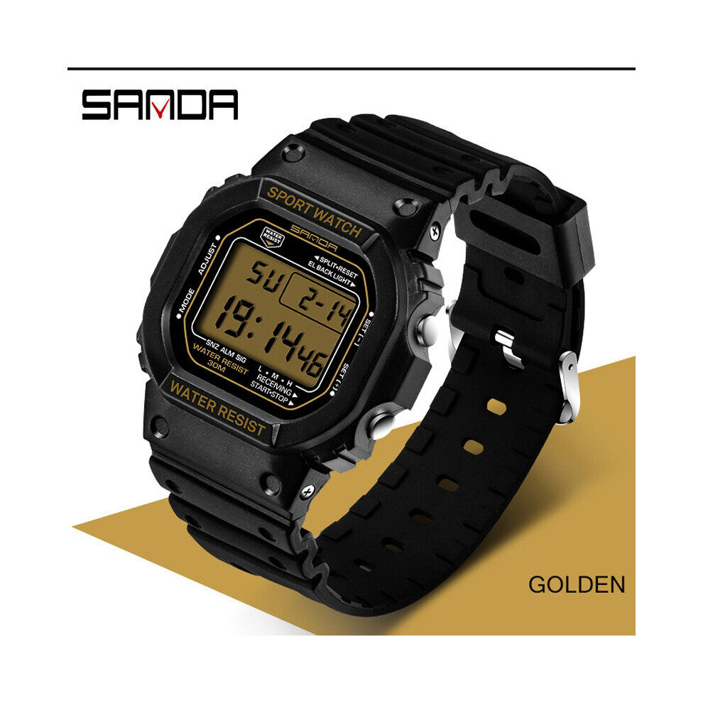 Men's Digital Watches Square LED Clock Male Waterproof Sports Watch For Men Military Wristwatch Relogio Masculino