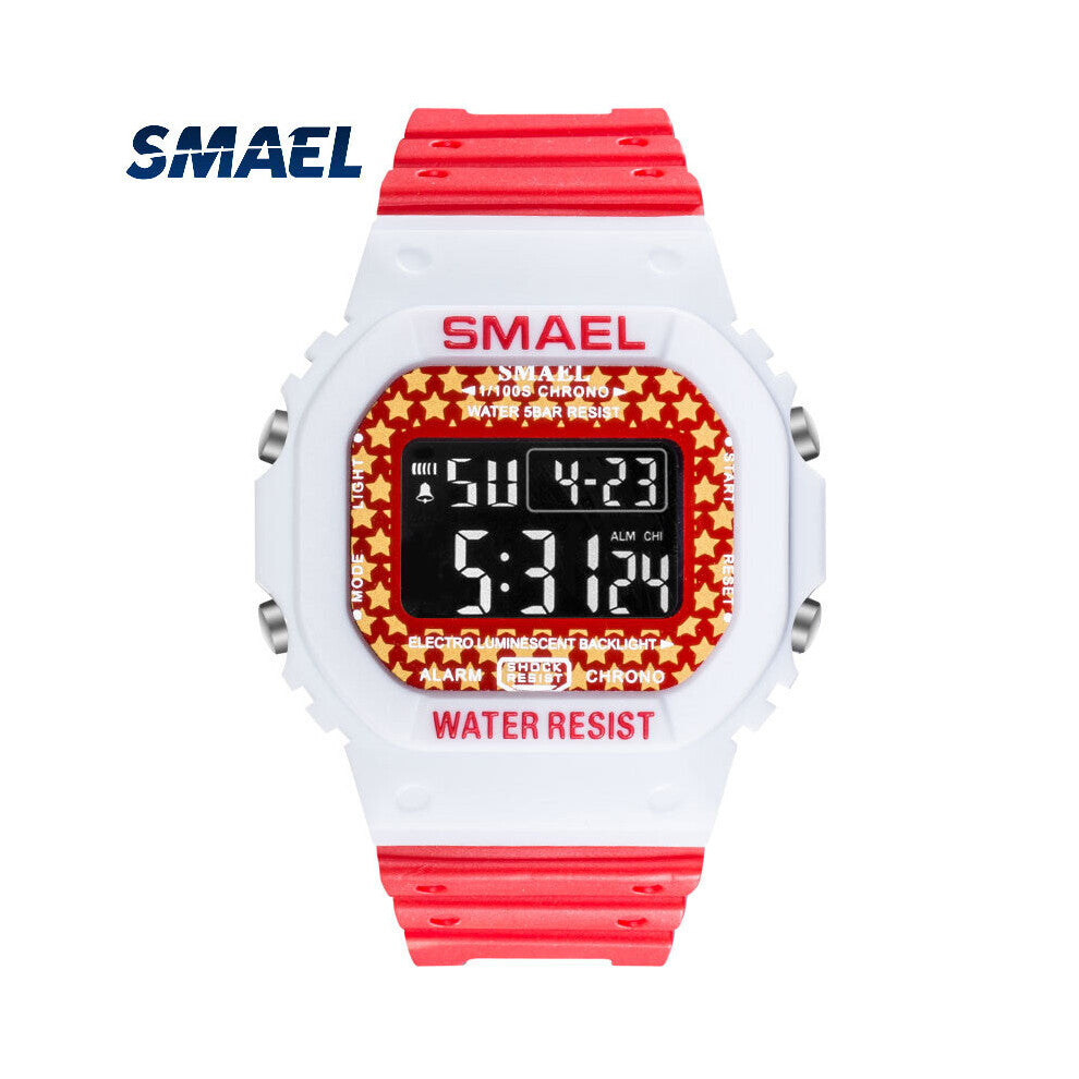 personality's Digital Watch Men Women Sports Watches LED Military Wrist Watch For Boy Waterproof Student Stopwatch