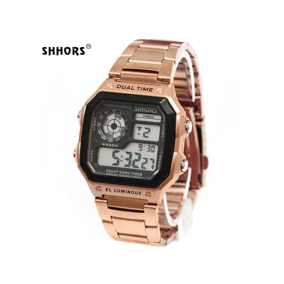Trending Products Square Dial LED Digital Watches Men Sports Watch Men Multifunction Electronic Wristwatches