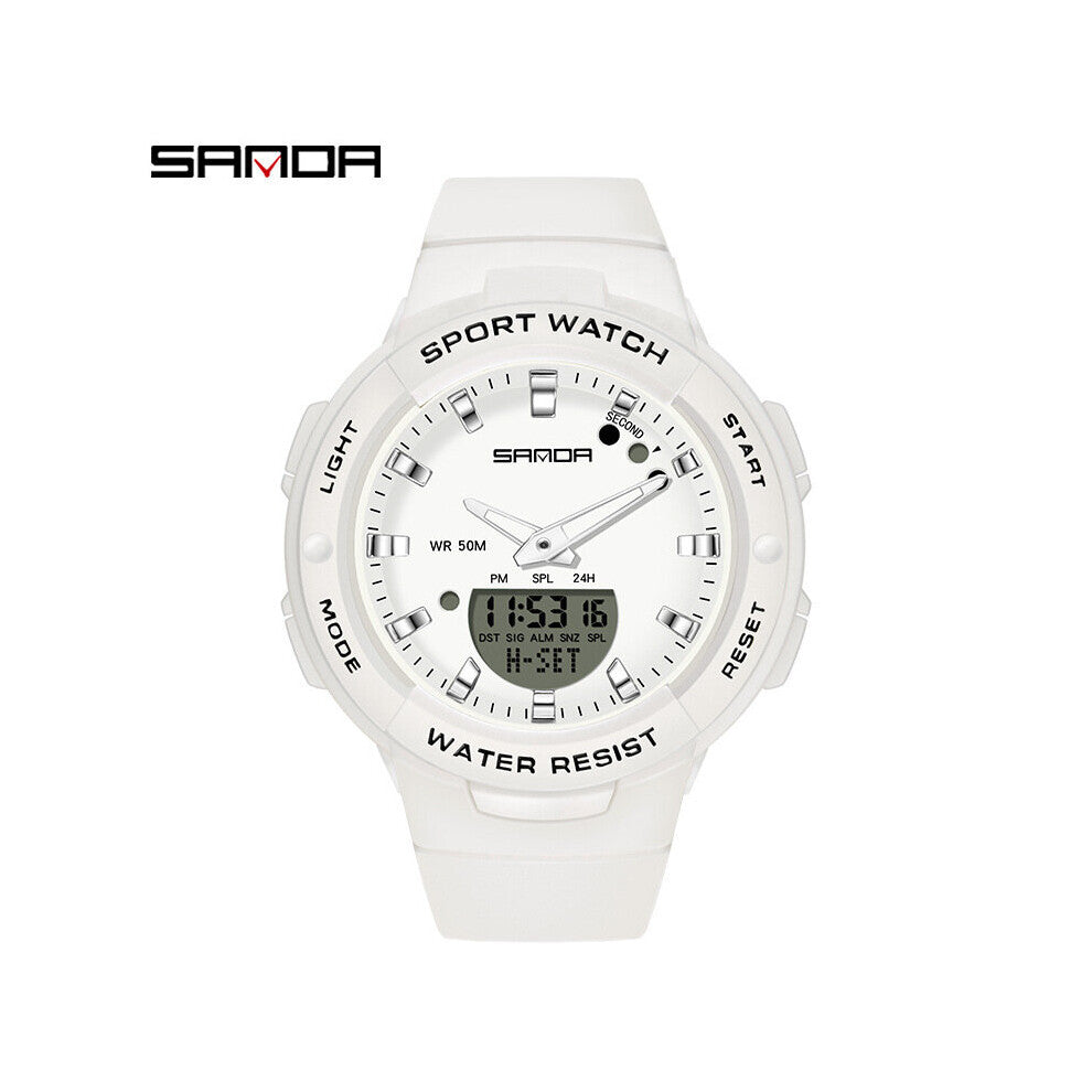 High Student Sports Watch Outdoor Waterproof Digital Watches Youth Lover Hand Clock Dual Movement Gift Wristwatch