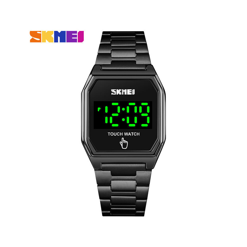 Japan movement Digital Waterproof Men Sports Watches Creative Touch Screen LED Display Electronic Wristwatch Clock 1679