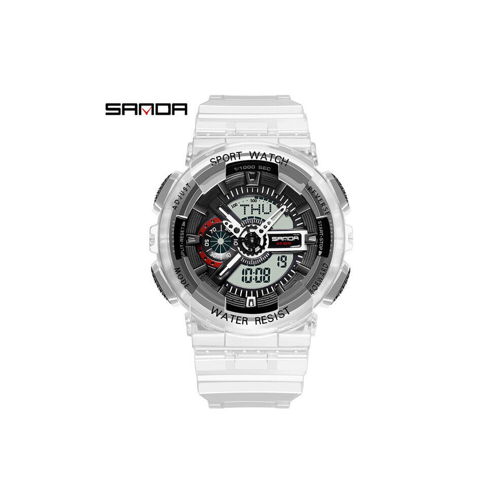 SANDA sports watch couple multi-function waterproof LED digital watch men's G sports waterproof watch relogio masculino