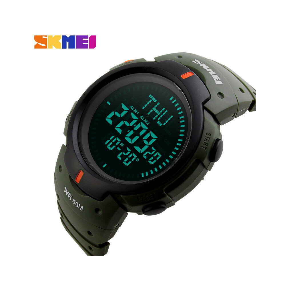 Outdoor Chronograph Compass Watch Men Multifunction Waterproof LED Electronic Digital Sports Watches Wristwatches