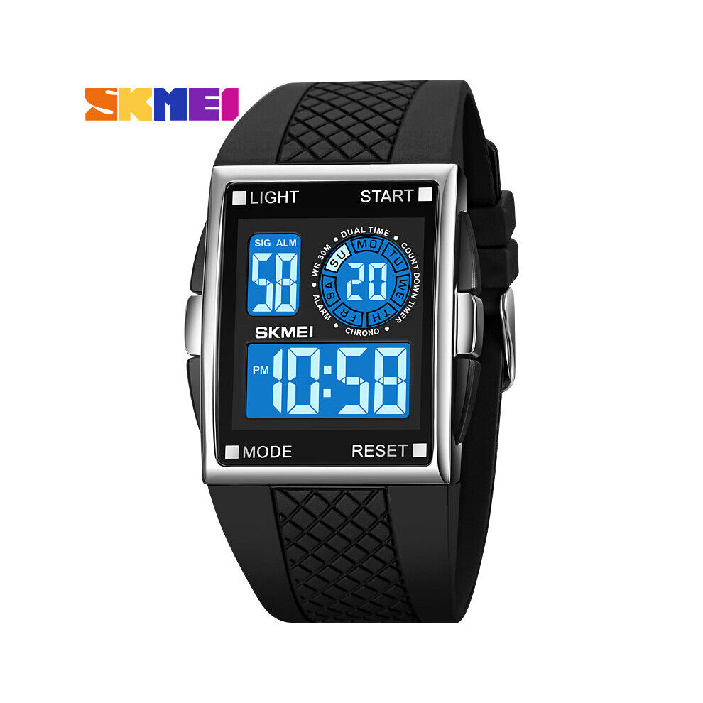 Sports Watches For Men Casual Women Waterproof Chrono Alarm Countdown LED Digital Wristwatches Clock Reloj