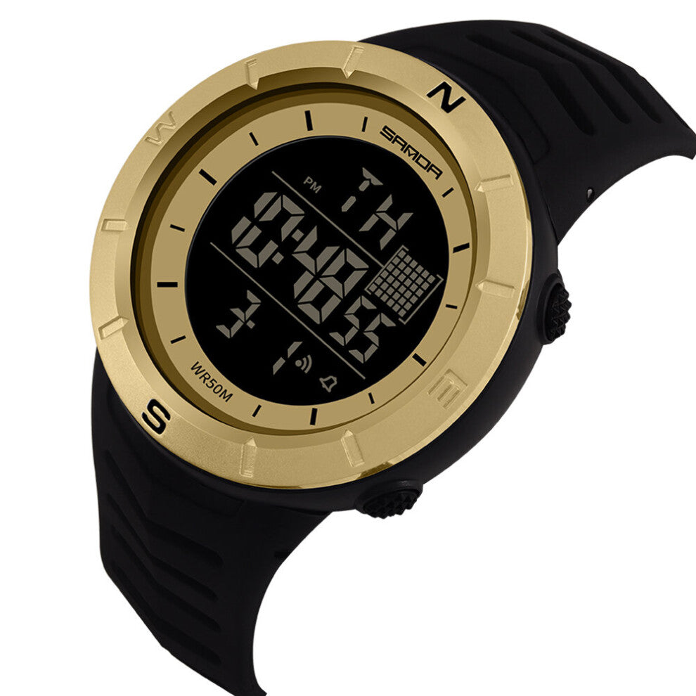 SANDA Men's Watches Casual LED Digital Sports Watch Men Multifunction Wristwatch Mens Clock relogios masculino