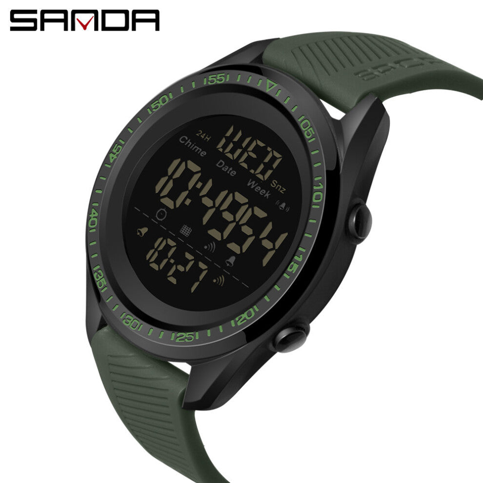 Top Outdoor Sports Men's Watches Luminous Multifunction Waterproof LED Digital Male Clock Chronograph Orologio uomo