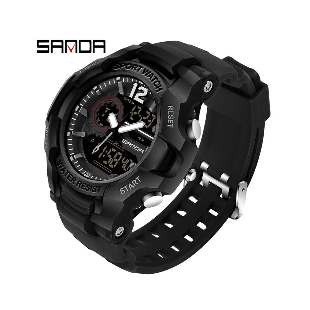 Sanda Men's Sports Watches Led Digital Clock Shockproof Military Electronic Wrist Watch 50 Maters Waterproof Relogio Masculino