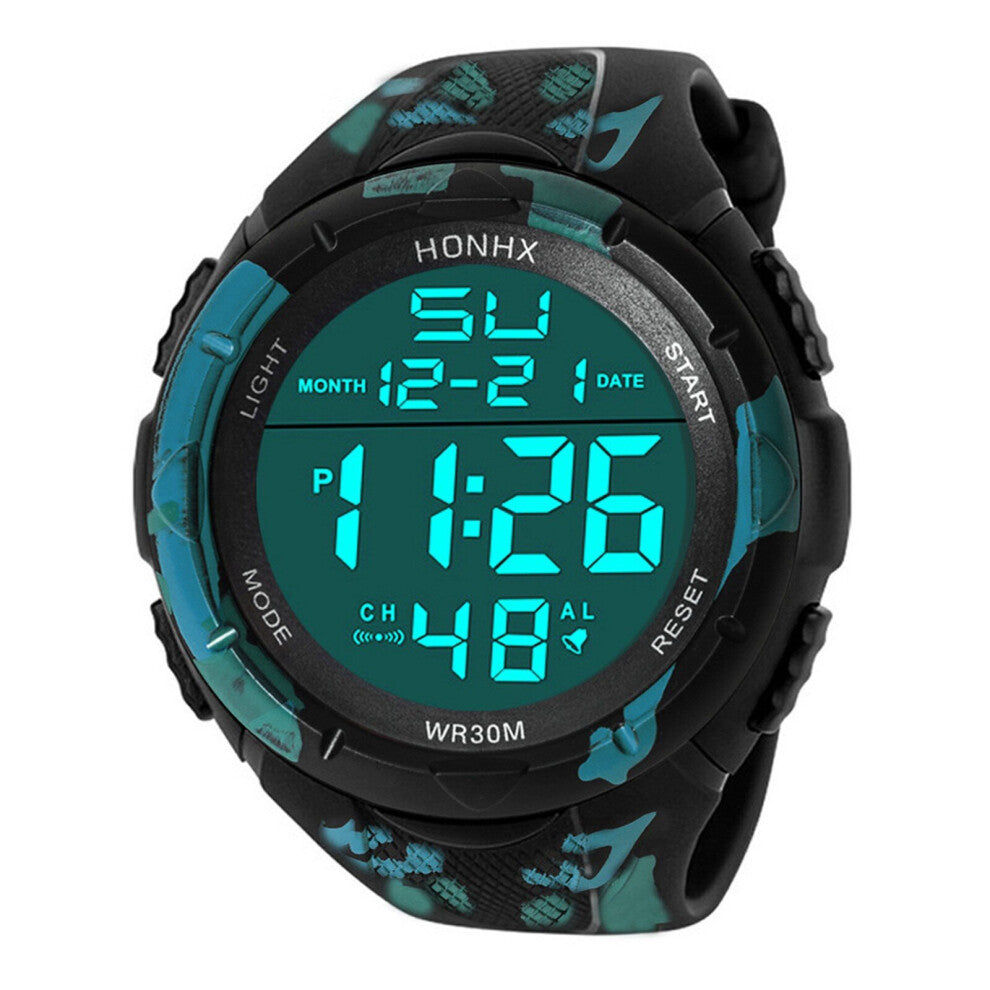 Men Analog Digital Military Sports Clock Wristwatch For Men Fahion Sport LED Waterproof Wrist Watch ???? ??????? #35