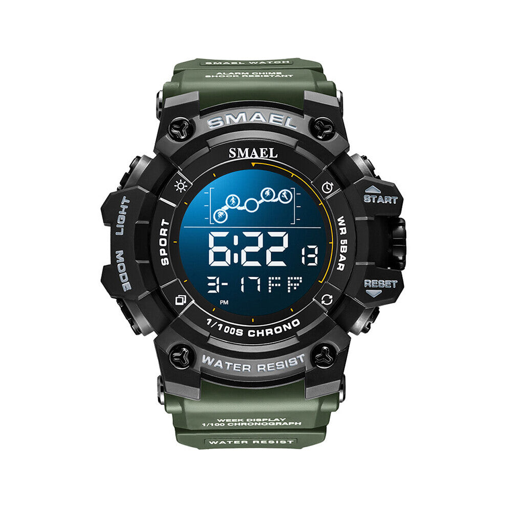 Digital Watches Sports for Men 50m Waterproof LED Watches 8082 Men;s Wristwatches Digital Clock Mens Sport Watches