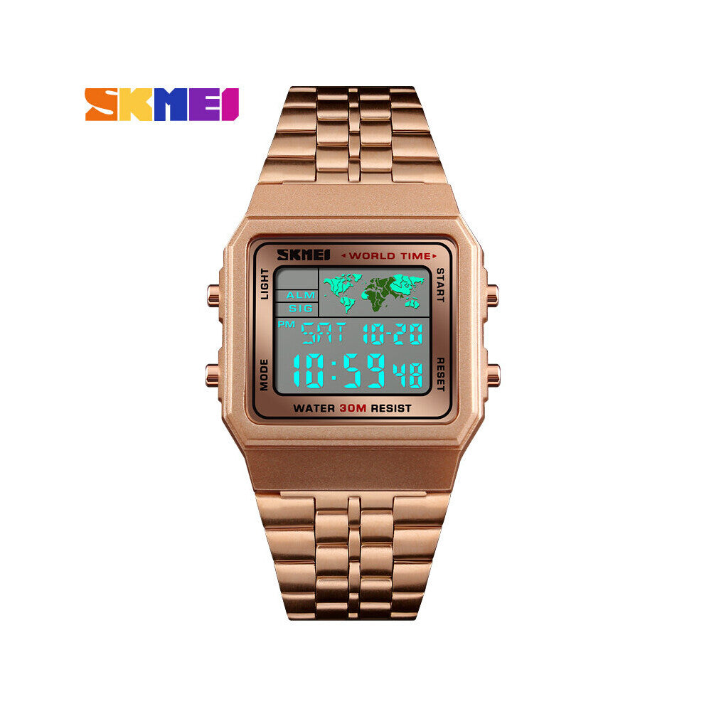 LED Digital Men's Watch Sports Watches Men Relogio Masculino Relojes Stainless Steel Military Waterproof Wrist watches