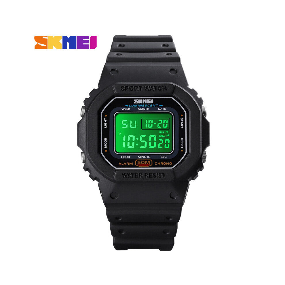LED light Watches Men Digital Watch Stopwatch Calendar Sports Watches 50m Waterproof Male Electronic Clock reloj hombre