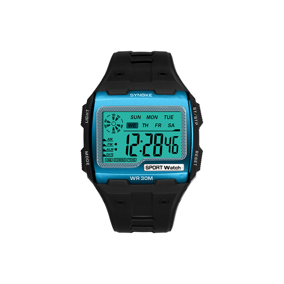 Men's Digital Watch Men Sports Wristwatch LED Dual Time Pedometer Alarm Clock 50M Waterproof Military Watches Relogios Masculino