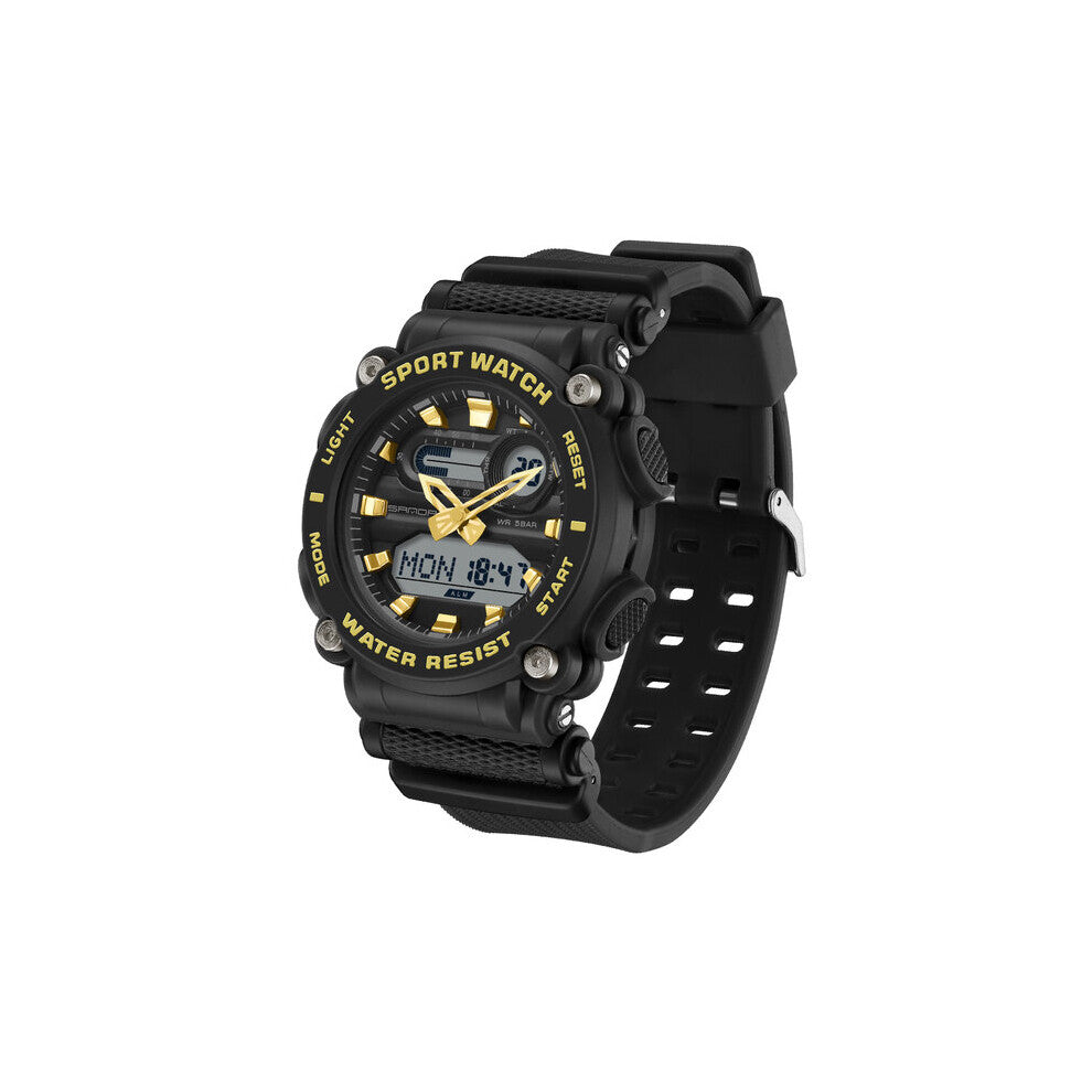 SANDA Sports Military Men's Watches Top 50M Waterproof Male Wristwatch for Men Clock Relogio Masculino 3139