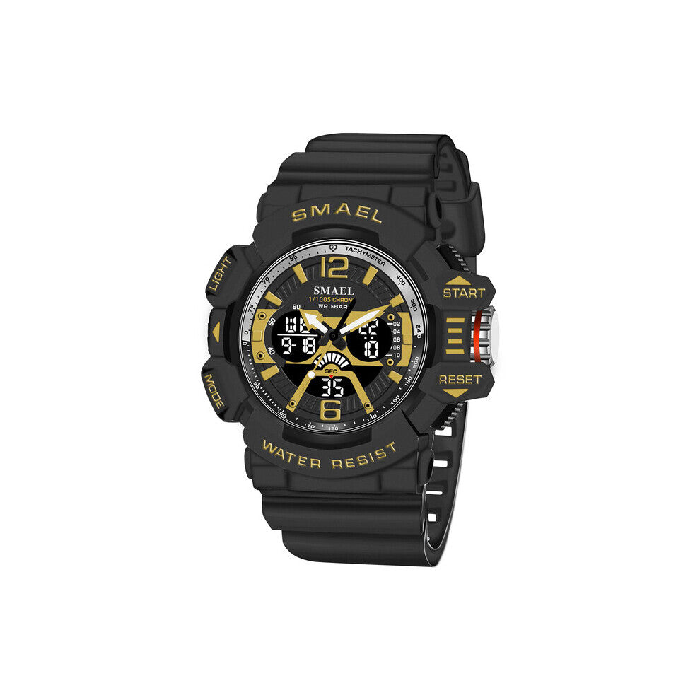 Sport Watch Men 50M Waterproof Wristwatches Dual Time Display Multi-function Sports Clocks 8065 Mens Watches Digital
