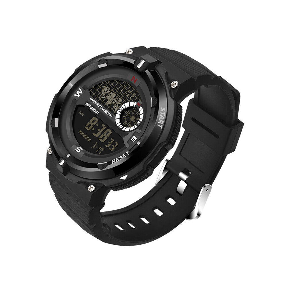 Sanda Top Sports Men's Watches Waterproof Led Digital Watch Casual Wristwatches Clock Relogio Masculino 392