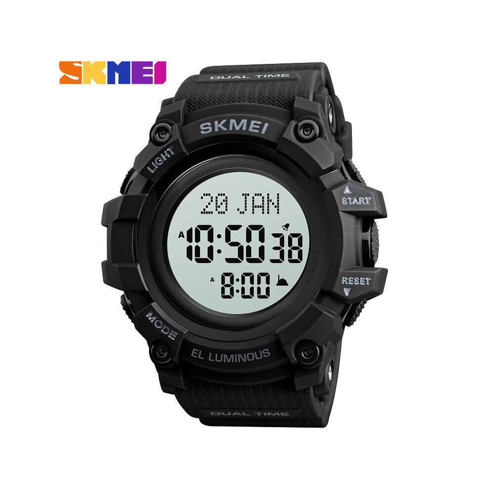 1680 sport digital watches qibla time reminder religious bookmark chrono male clock relogio masculino