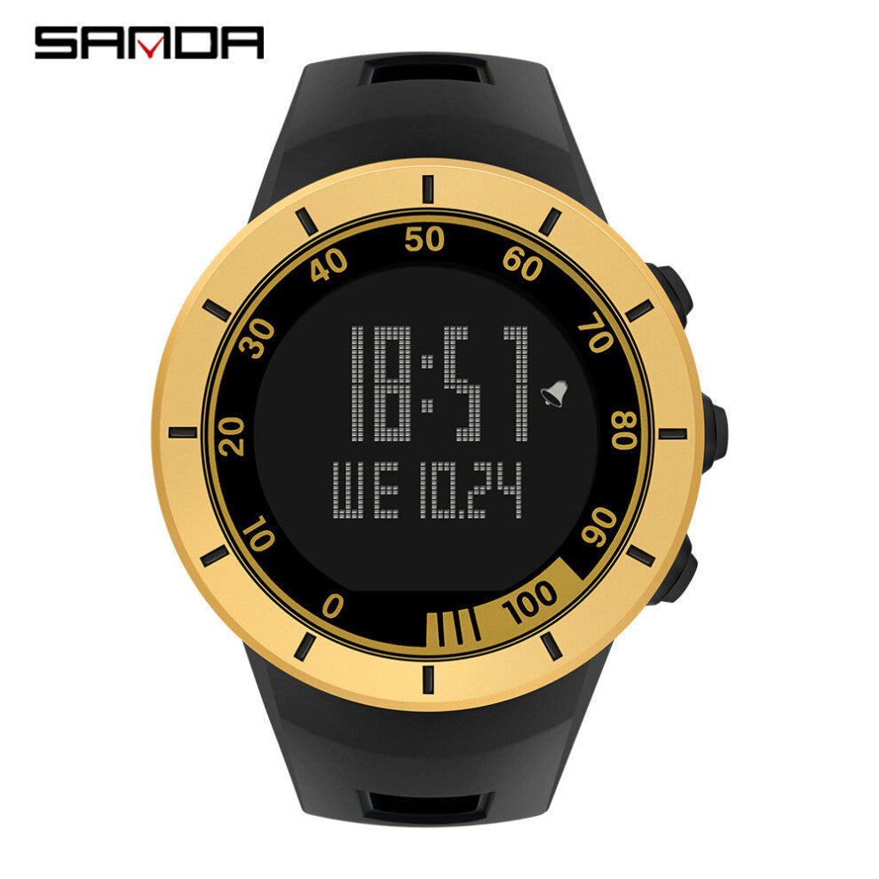 Steel Case Men Sports Watches Led Digital Watch Waterproof Military Clock Outdoor Wristwatch