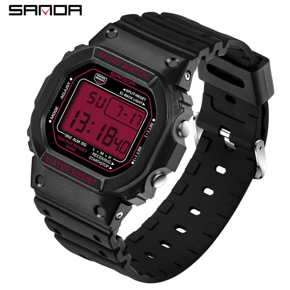 Man Digital Watches Sports Waterproof Countdown Military Wristwatch Multifunction Men's Watch Relogio Masculino