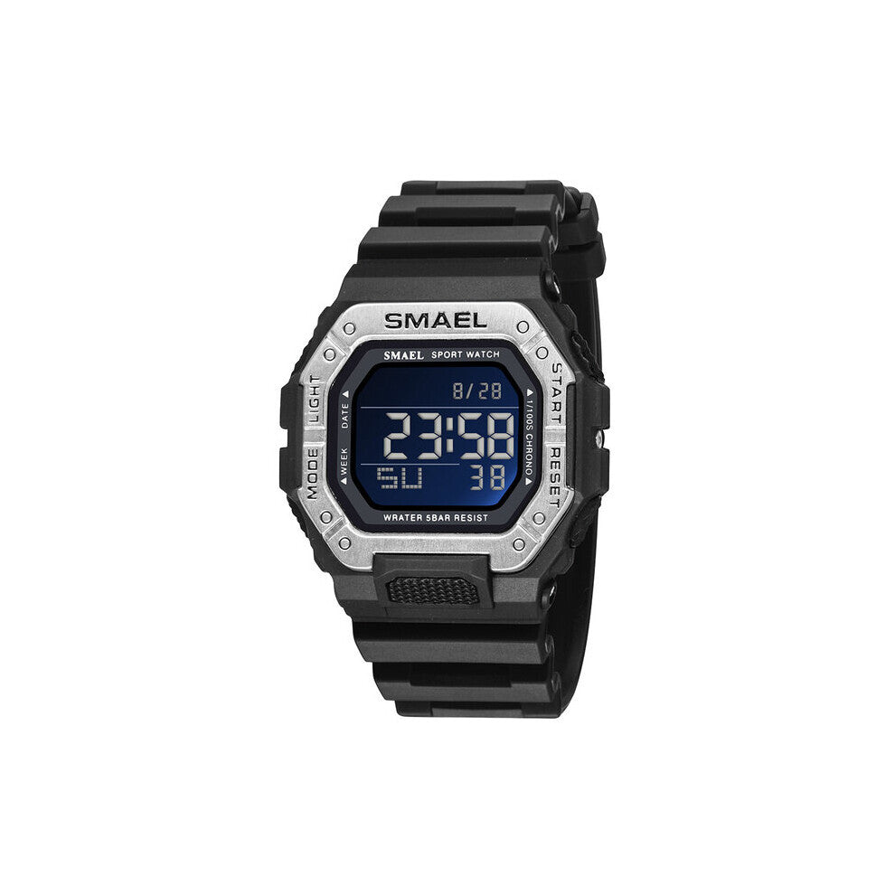 8059 Men Sports Watches Wristwatches 50M Waterproof Swimming Military Movement Gift Students Shockproof