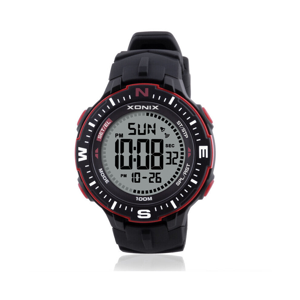 Hot!! Men Sports Watches Waterproof 100m Outdoor Fun Multifunction Digital Watch Swimming Diving Wristwatch Montre Homme