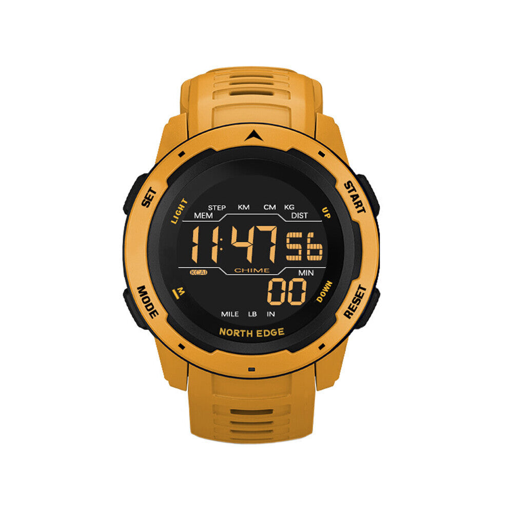 Men Sports Watches 50M Waterproof Countdown Pedometer Calories Electronic Clock Male Military Digital Watch Relogio Masculino