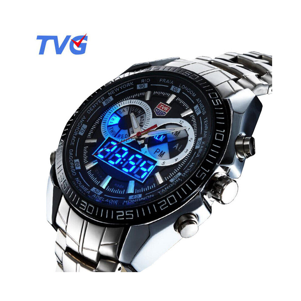 Watches Men Top Led Digital Analog Quartz Watch Men Sports Watches 30M Waterproof relogio masculino